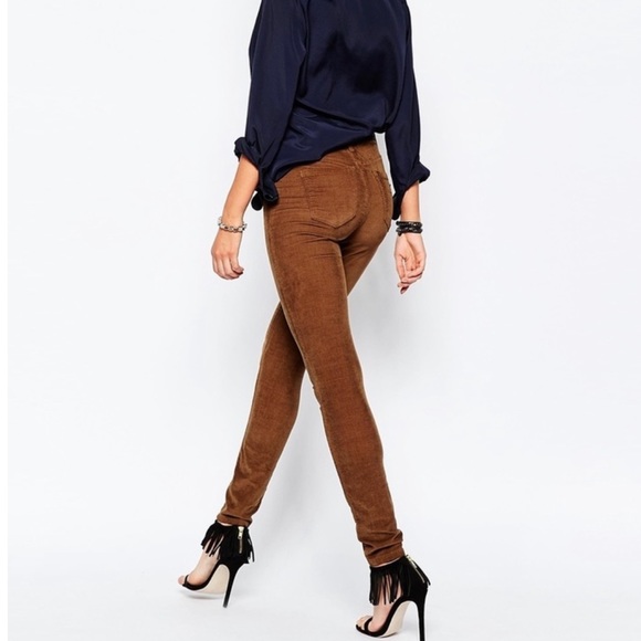 NWT BlankNYC Juke Box Brown Corduroy Skinny Pants - Picture 2 of 12